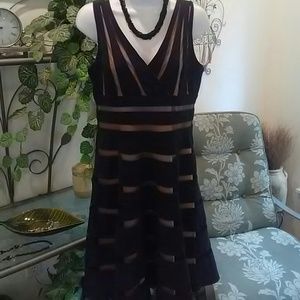 SALE Banded Black Dress